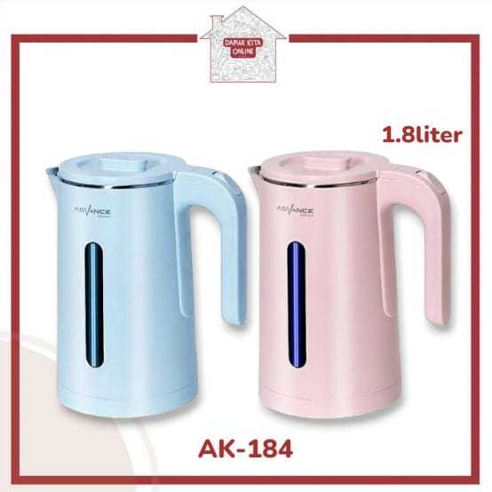 CUCI GUDANG Advance AK151 AK 151 Teko Ceret Listrik Kettle Pemanas Air 1,5L / TEKO LISTRIK 1.8 LITER