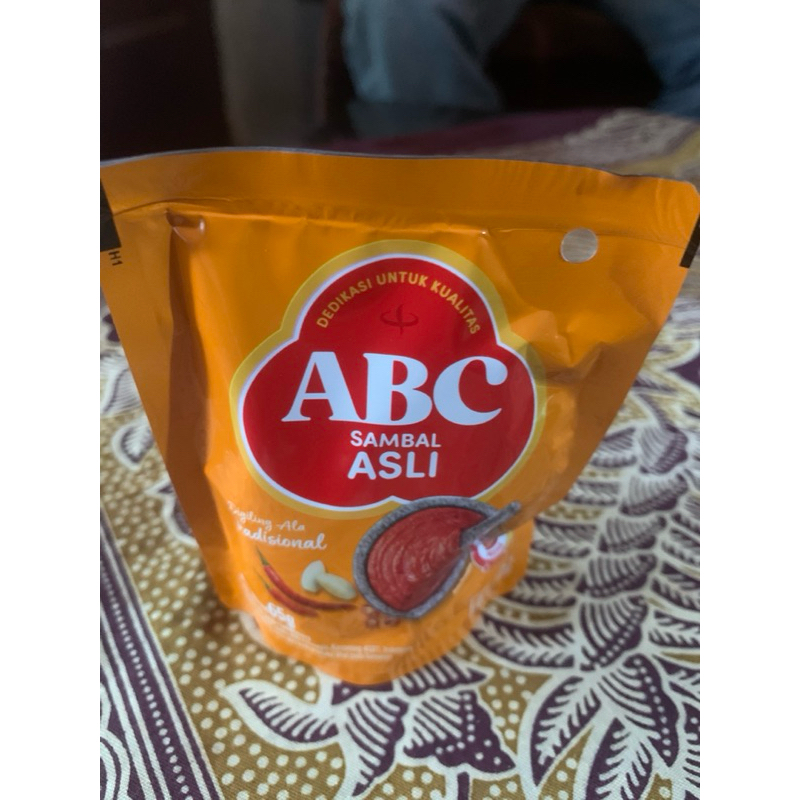 

SAUS SAMBAL ASLI ABC 65g