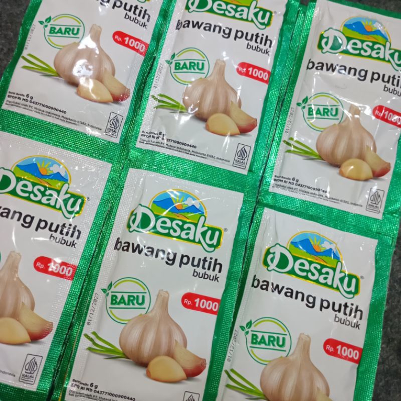 

[ecer] Bawang Putih Bubuk Desaku Renceng Renteng Sachet Ecer 1000 an Seribuan Onion Powder 6 Gram