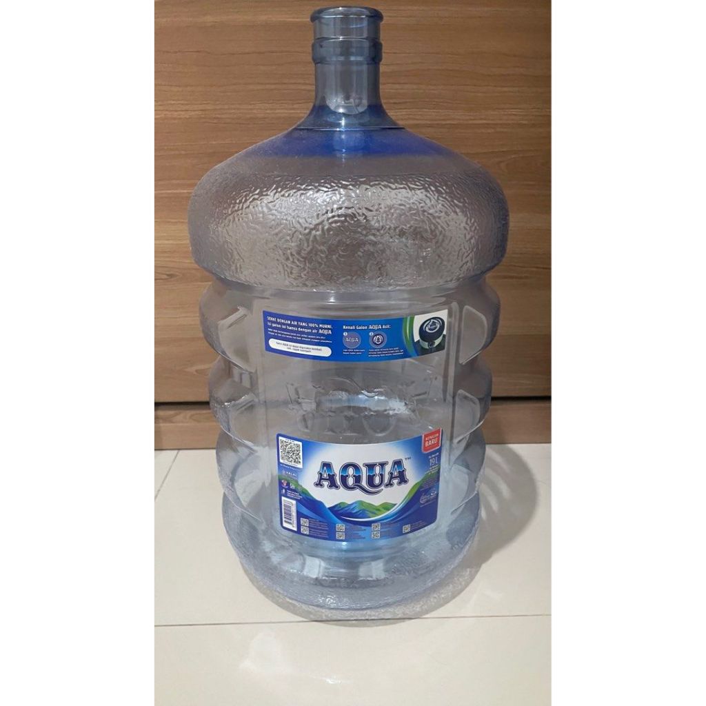 1 Botol - Galon Aqua Kosong 19 Liter