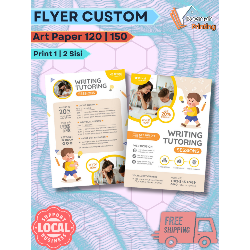 

Cetak Flyer Custom - Roemah Printing