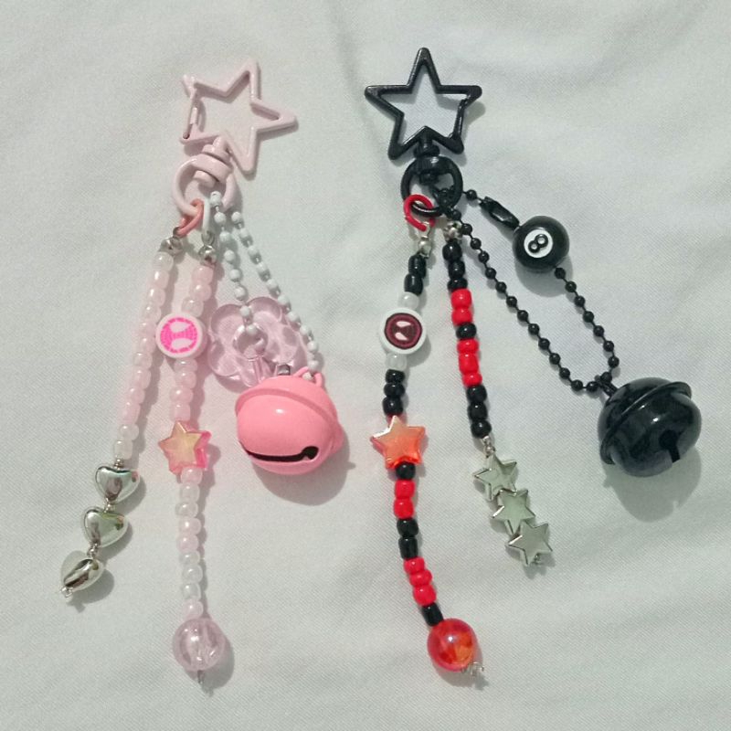 Keychain Couple SpiderMan Gwen | Gantungan Tas Couple | Keychain Beads Couple