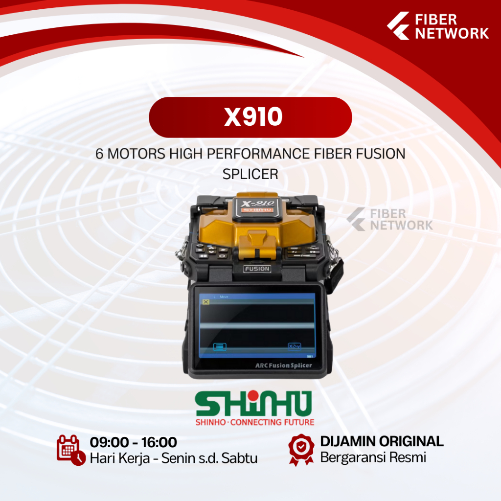 SHINHO X910 High Performance Fiber Optic Fusion Splicer