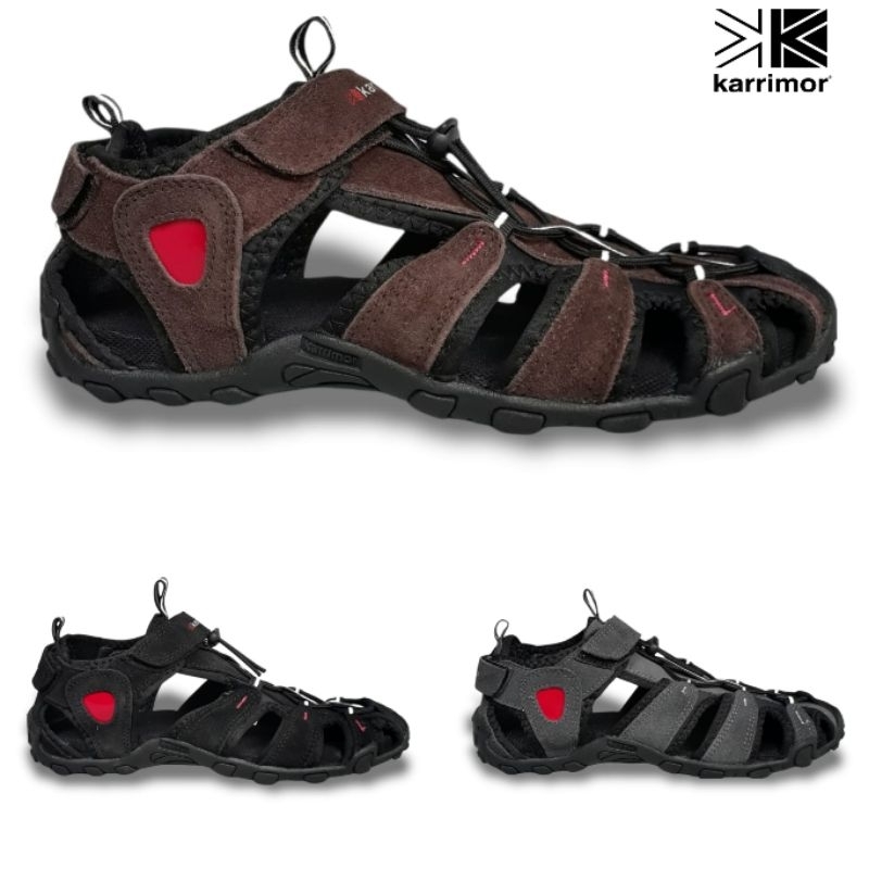Sepatu sandal pria kulit Sendal outdoor pria karrimor sandal Gunung pria karrimor kulit pria