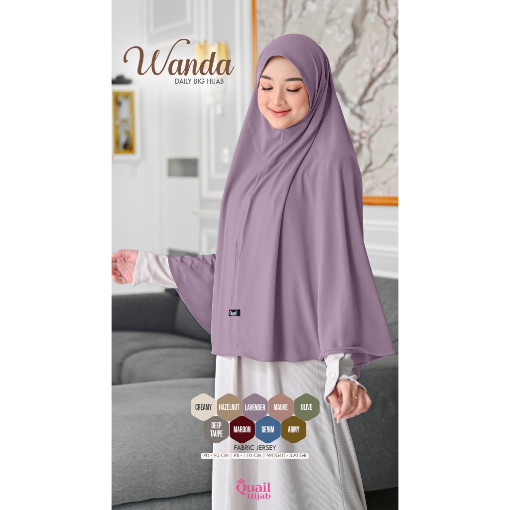 WANDA JUMBO NONPED QUAIL HIJAB