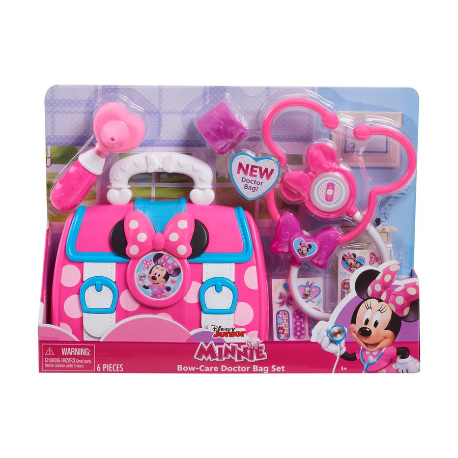 Disney Junior Minnie Mouse Bow-Care Doctor Bag Set Just Play