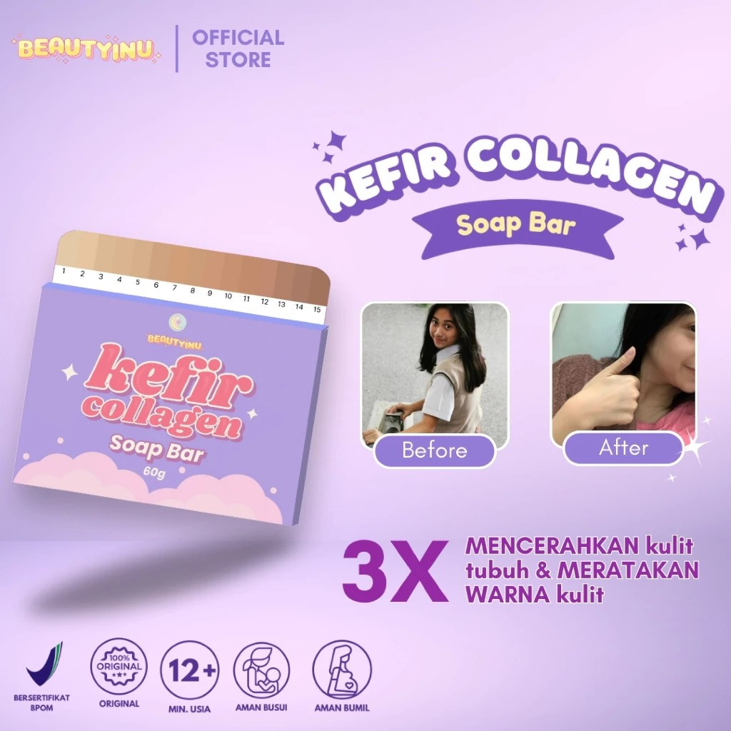 Beautyinu Kefir Collagen Soap Bar