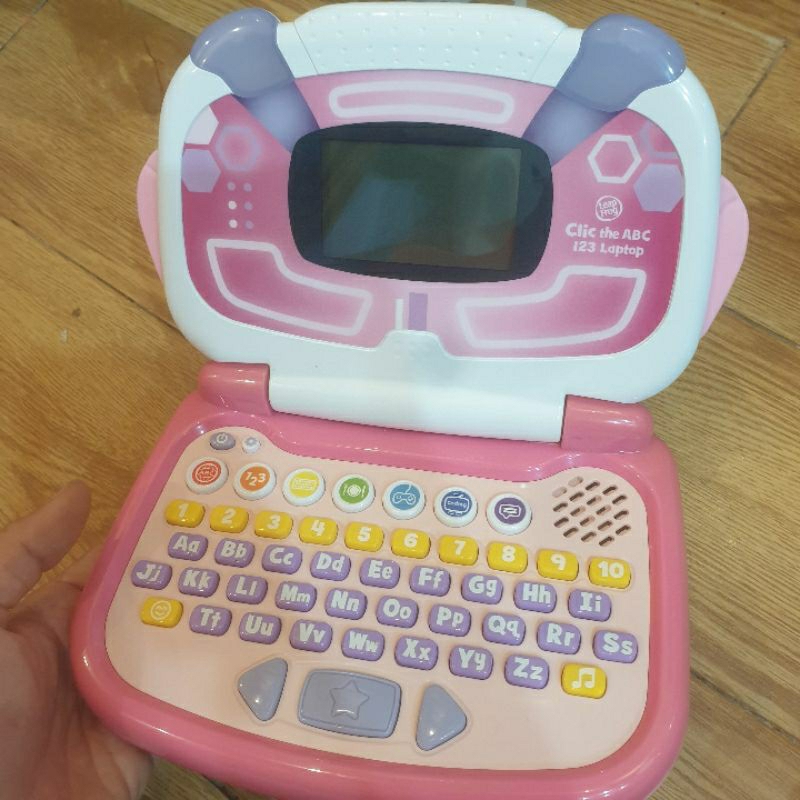 Mainan laptop leapfrog murah pink