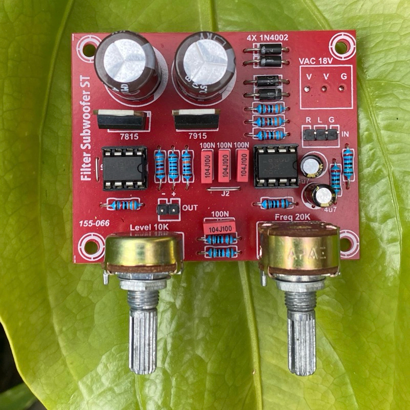 Kit Filter Subwoofer 2 Potensio