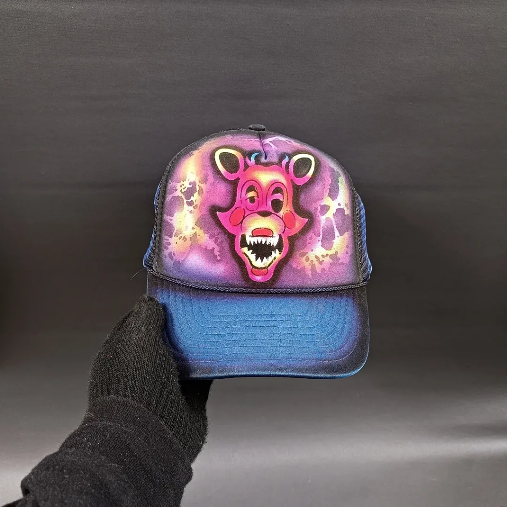 Topi Trucker Cap Topi Jaring Unisex Pria NISSIN Biru