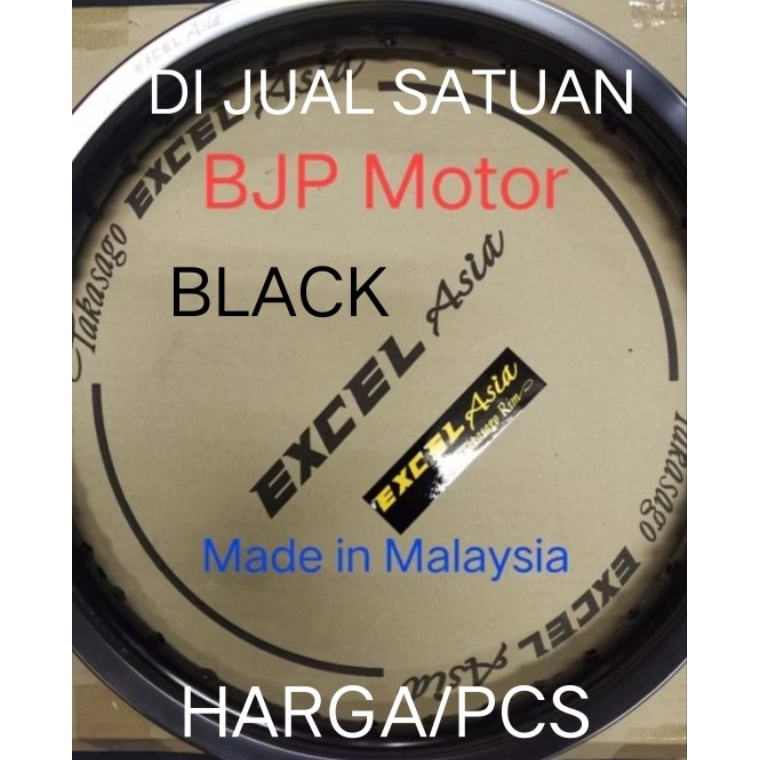 KODE X72S Velg Takasago Excel Asia Ring 18 Ukuran 16  185  215 BLACK GLOSSY dan 18 185 SILVER GLOSSY