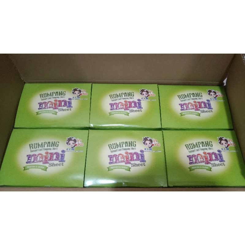 

Ygshop17 Nori Inko Rumpang Mini Rumput Laut Panggang 1,5Grm 1 Pak Isi 12 Bks