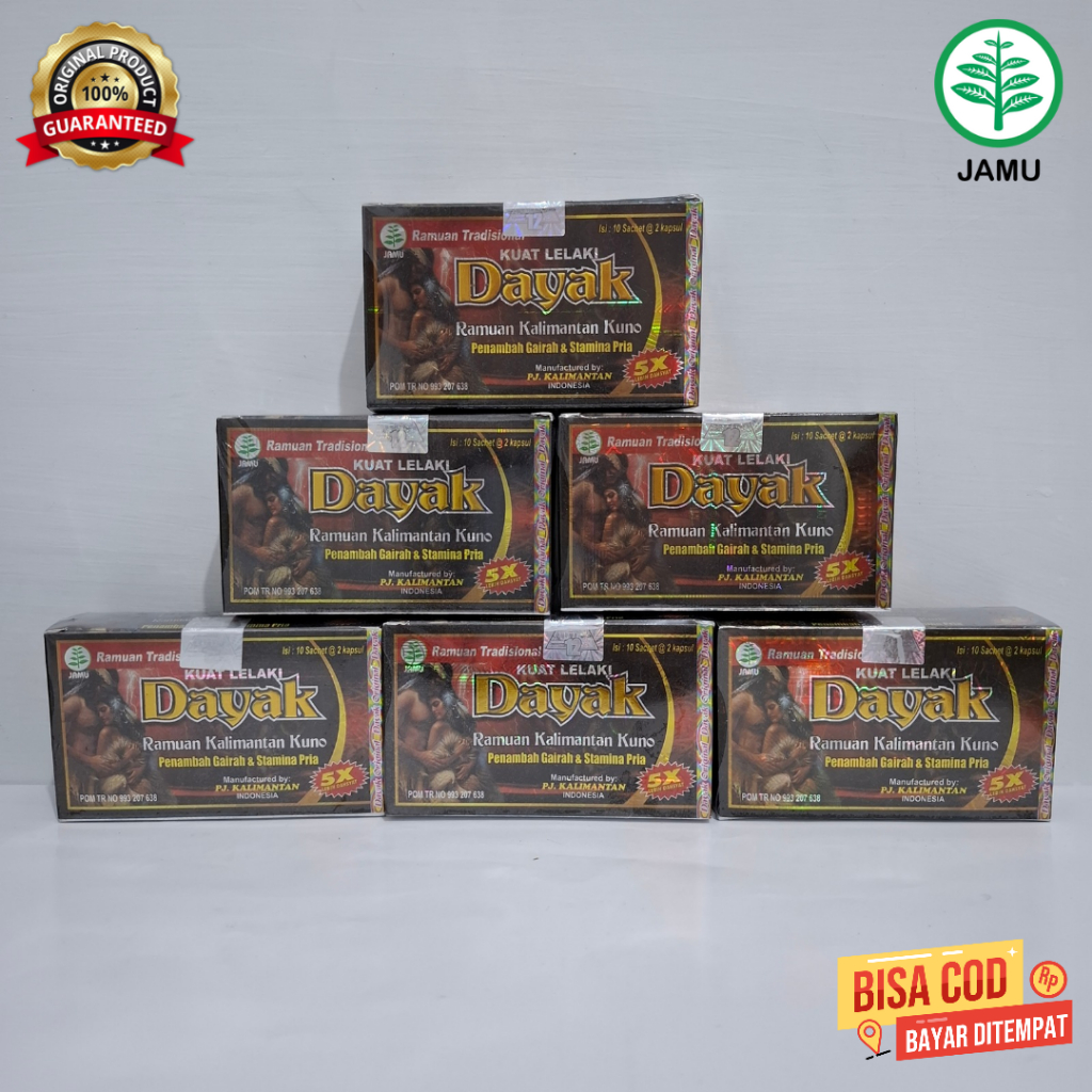 Dayak Kuat Lelaki Kapsul Ramuan Tradisional