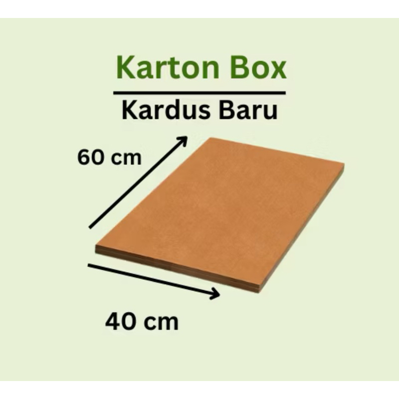 

40x60 cm kardus lembaran alur memanjang di 60 cm nya dus karton layer corrugated bflute 3mm kraft