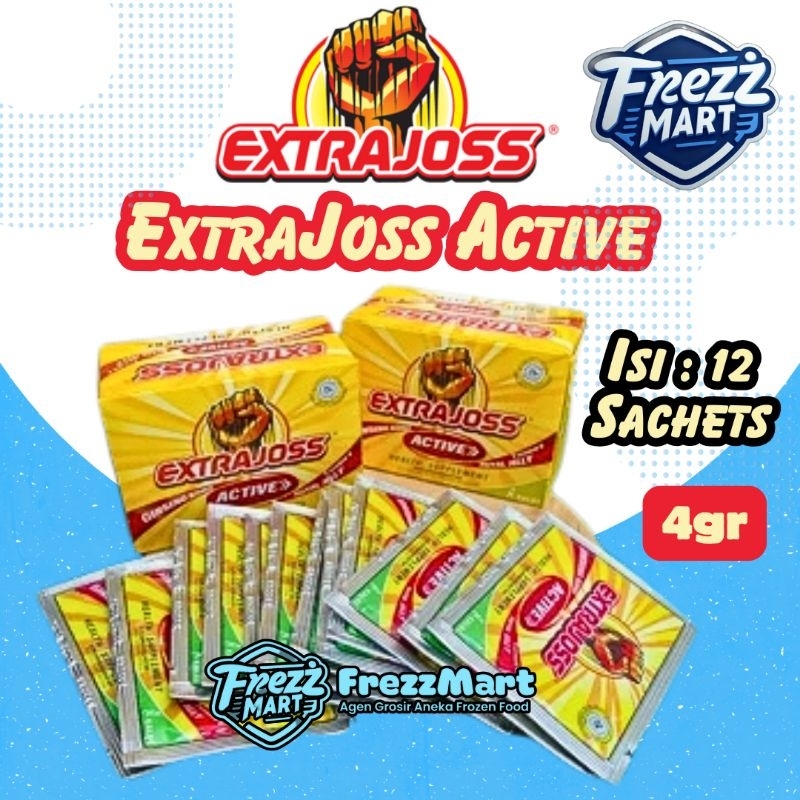 

Extra Joss Active Pack isi 12 Sachet Minuman Energi Stamina