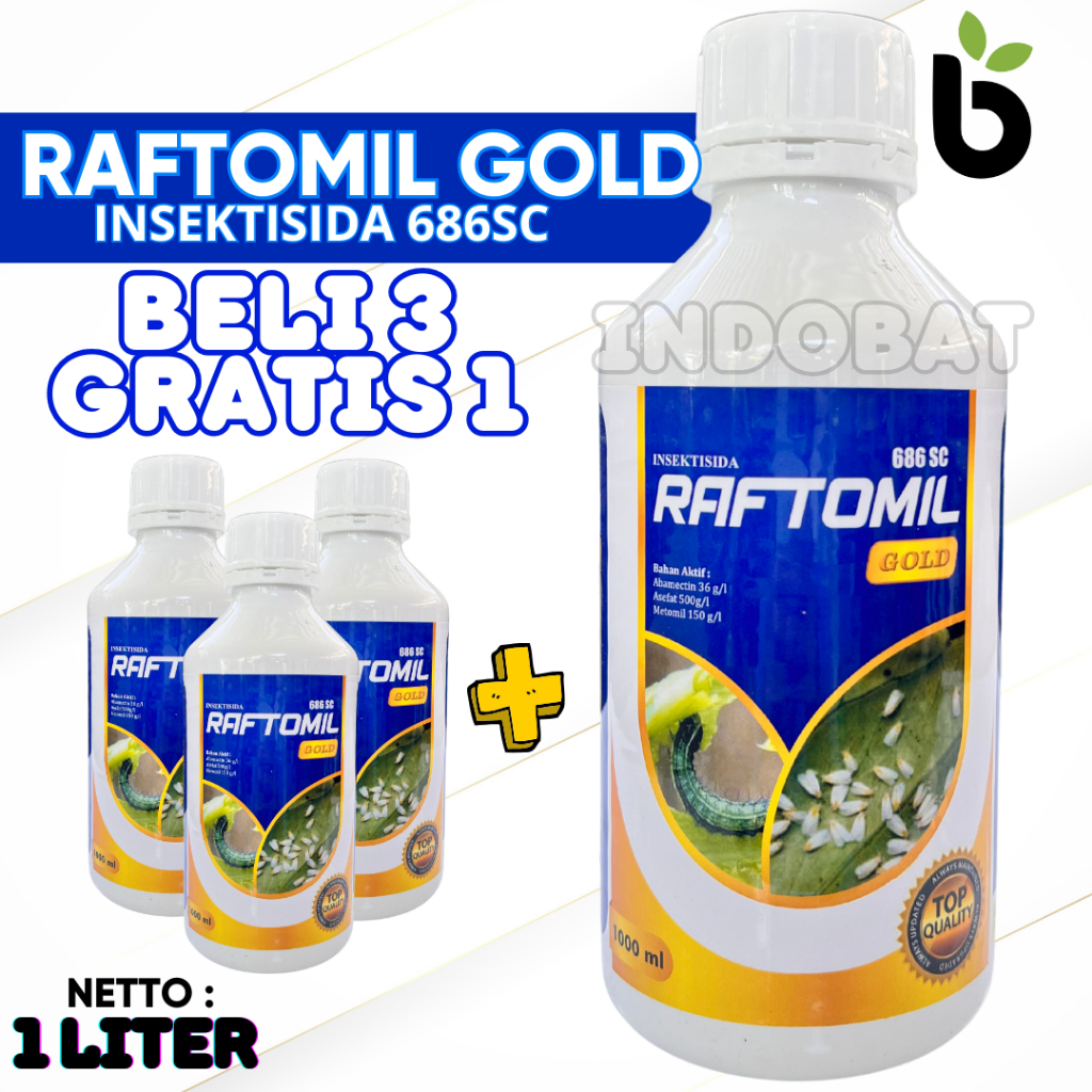 RAFTOMIL GOLD 686SC Insektisida Sistemik Mengatasi Kutu Daun Penggerek Batang