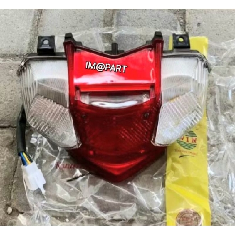 Lampu Belakang | Lampu Stop Komplit Bohlam + Piting VEGA ZR LAMA OLD 2008-2010
