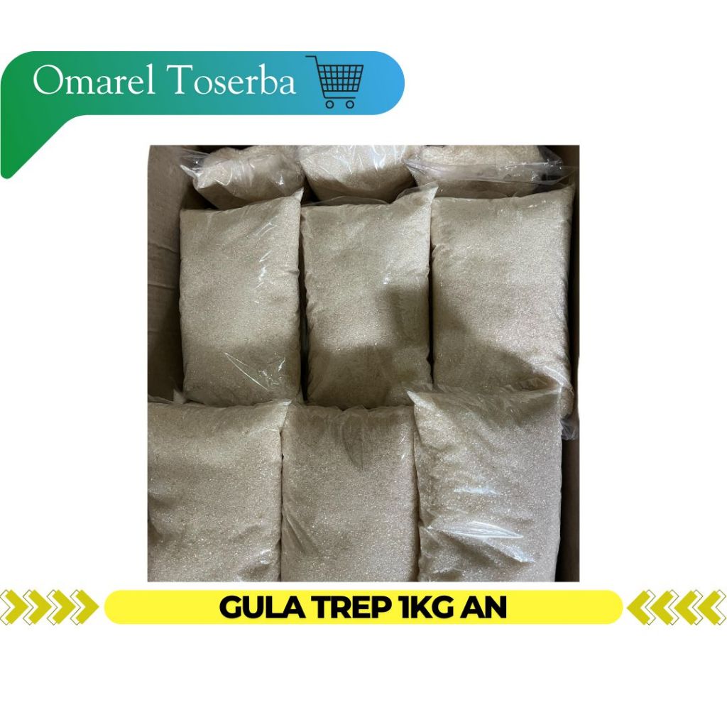 

Gula pasir ecer TREP 1/2kg dan 1kg