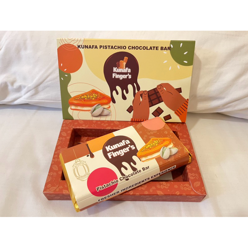 

COKLAT PISTACHIO MALAYSIA KUNAFA FINGER’S PISTACHIO CHOCOLATE BAR