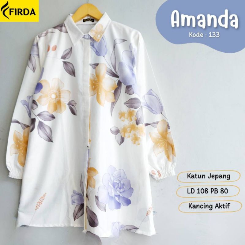 Kemeja Motif Bunga | Kemeja Motif Shabby