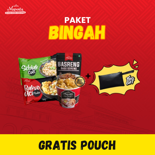 

[GRATIS POUCH] PAKET BINGAH Baso aci pedas - Cireng banjir - Basreng - Seblak jajanan khas Sunda kekinian