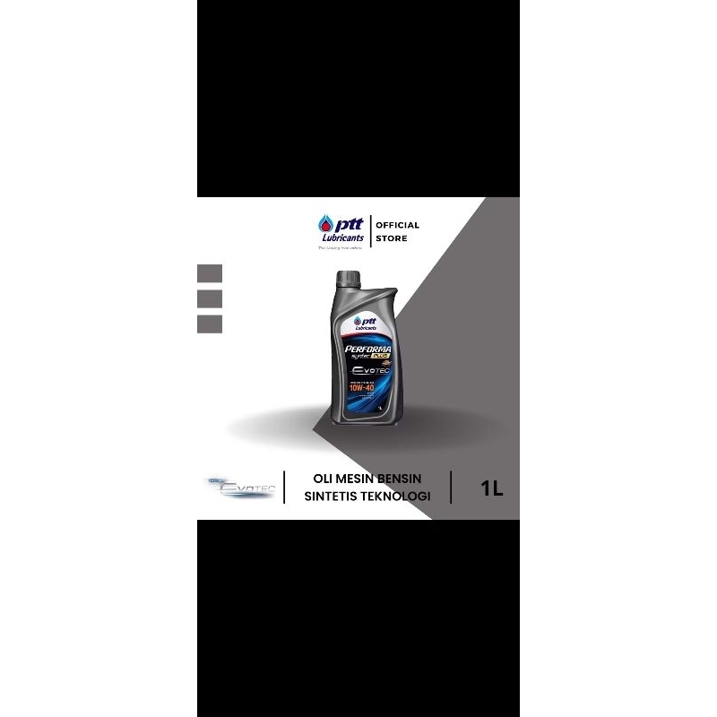 Oli Mobil PTT 10W-40 SYNTHETIC PLUS 1 LITER