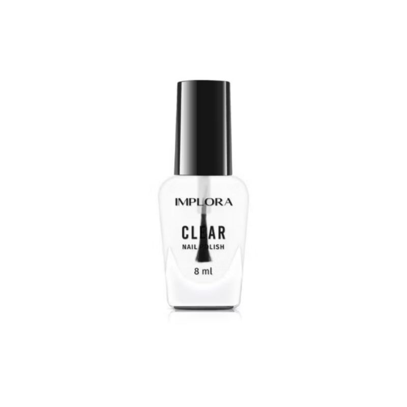 Implora - Nail Polish Clear/ Kutek Non Peel Off (Eceran / 1pc)