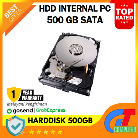 HARDDISK 500 GB SATA 1TB SATA BARU ( HDD INTERNAL PC)