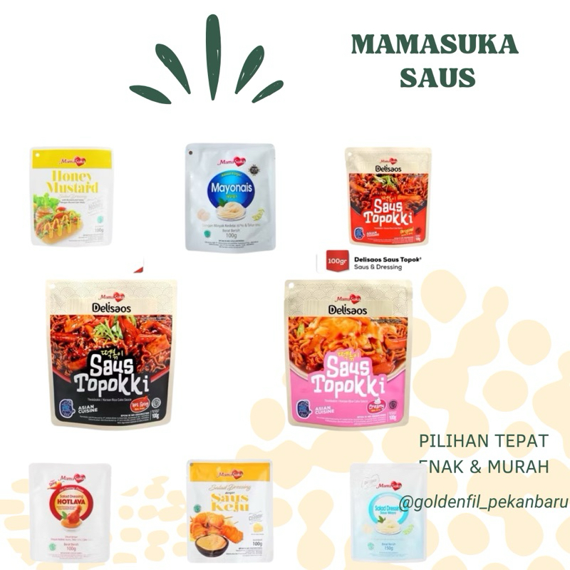 

ANEKA SAOS MAYONAIS 100g / MAMASUKA / MAYONAISE