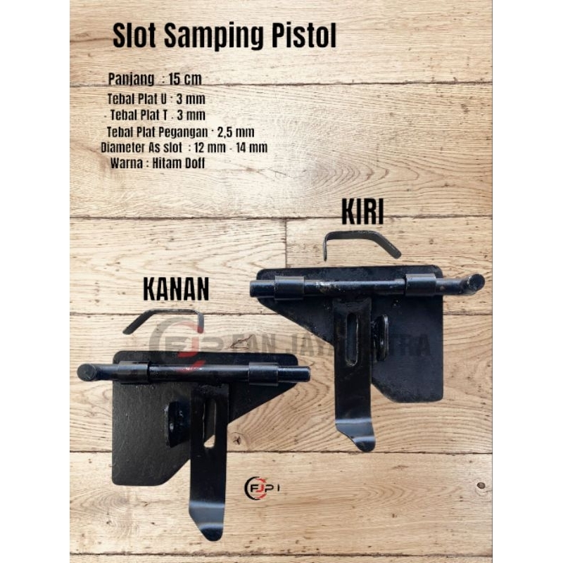 Slot samping model pistol | Grendel slot samping pintu besi | Aksesories pintu pagar besi