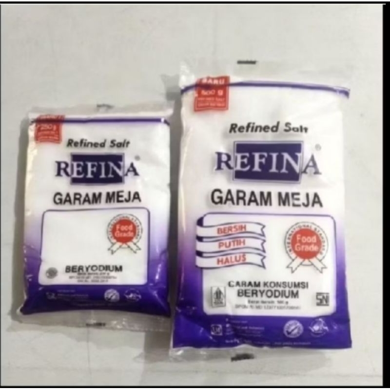 

MURAH Garam Dapur Refina beryodium 250gr dan 500gr