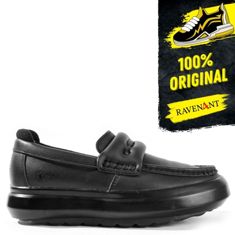 WANDER ETC Uptown Black ORIGINAL - Sepatu Loafers Pria/Wanita