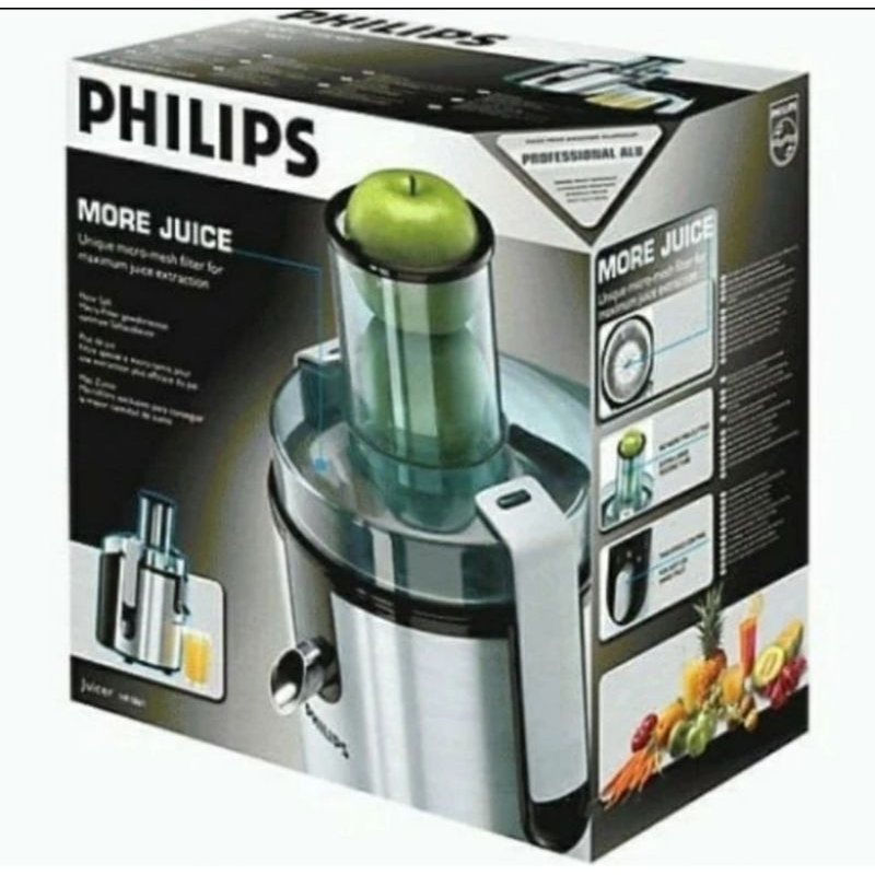 PHILIPS JUICER EXTRACTOR ALUMINIUM HR-1861