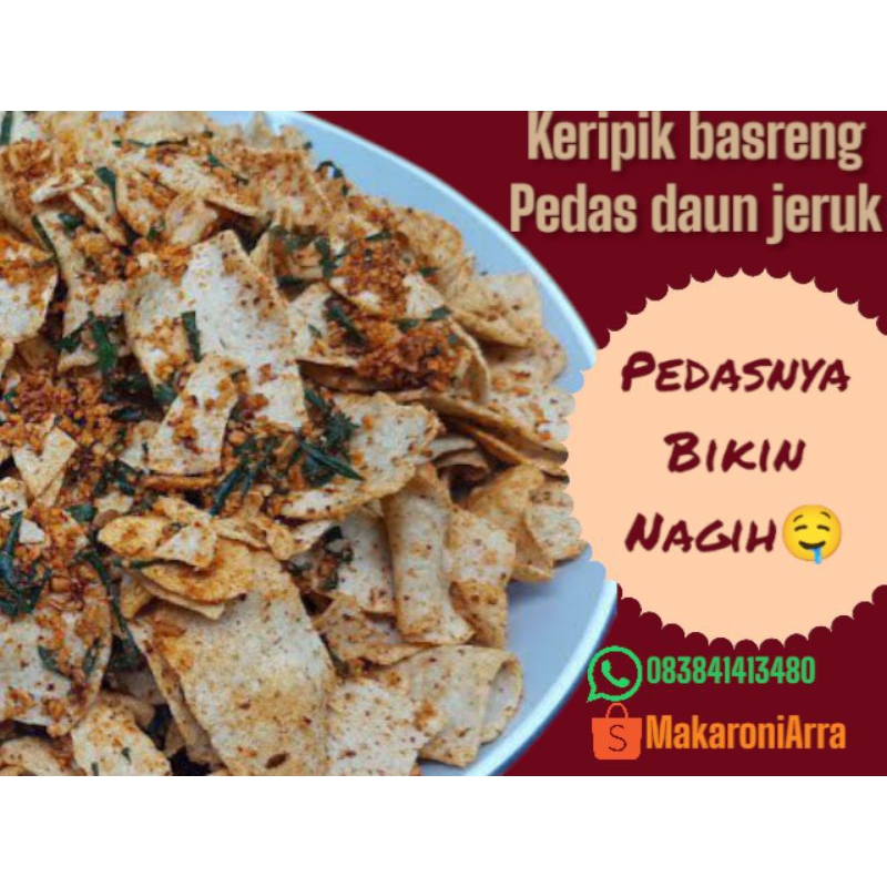 

basreng gurih pedas daun jeruk