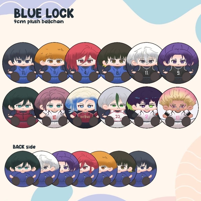 Plush Keychain - Blue Lock (bisa bunyi)