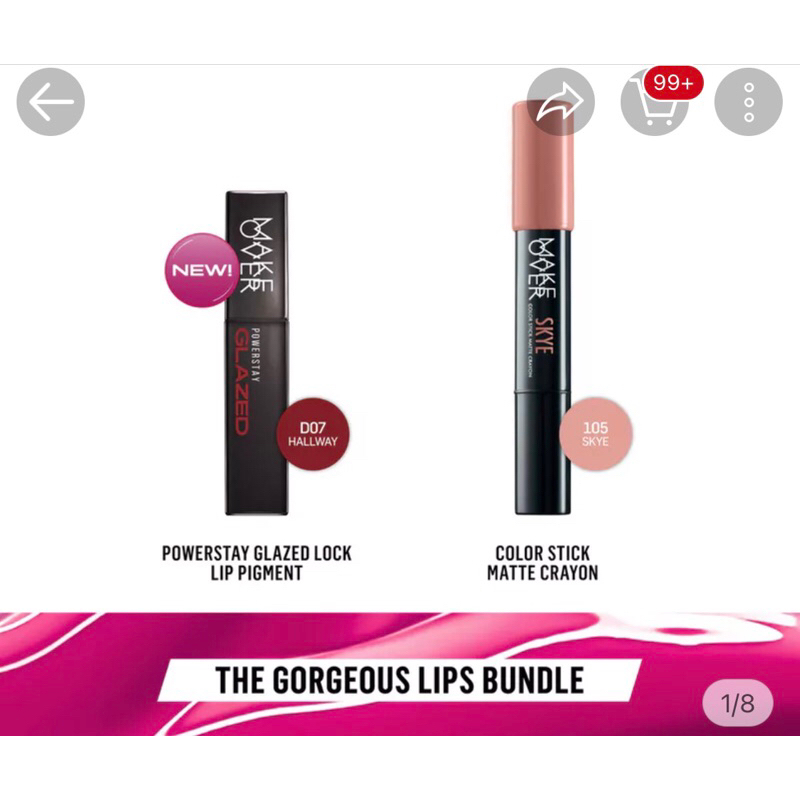 bundling lipstik makeover ombre