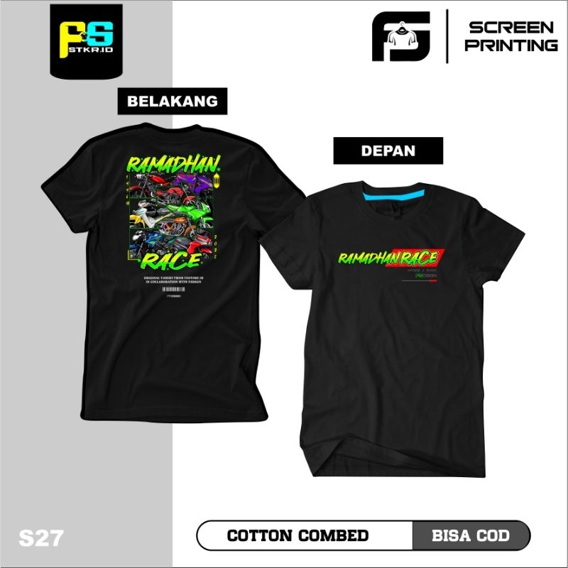 kaos ramadhan race 1446H 2025 kaos racing balap kaos pria wanita unisex nyaman dipakai katun keren
