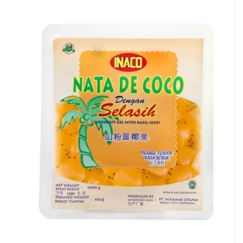 

inaco natacoco selasih 1kg rasa jeruk