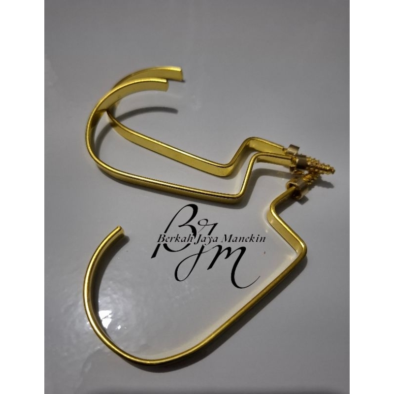 jual hook bulat / jual hook gepeng / gantungan hook gepeng / gantungan hook bulat / hook gold gepeng