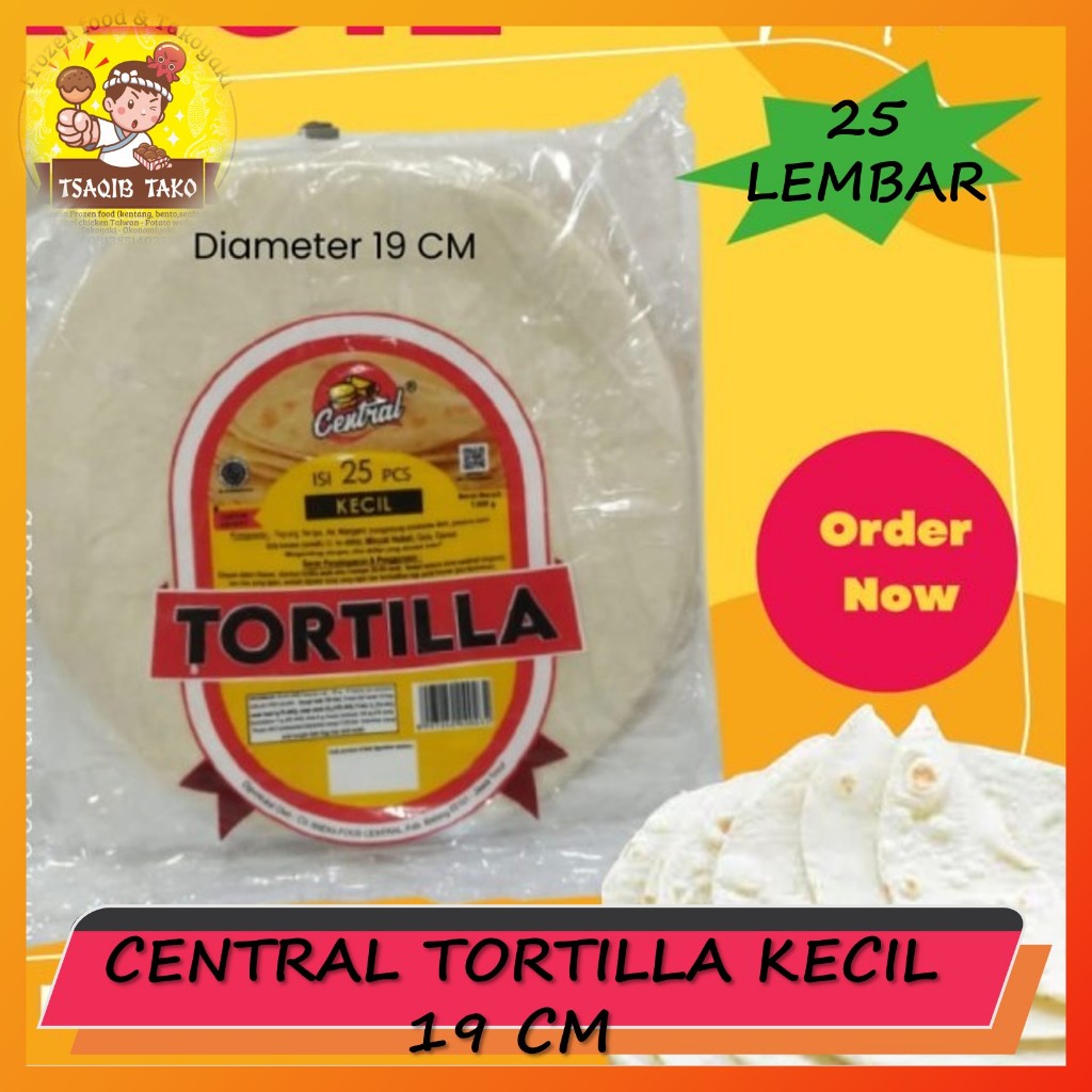 

CENTRAL Tortila Kebab - Kulit Kebab - diameter `19 cm - isi 25 - TORTILLA KECIL