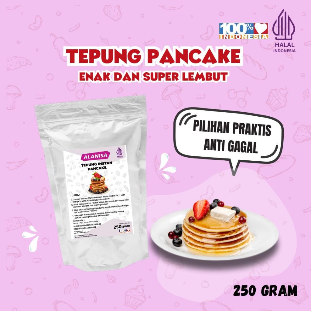 

TEPUNG PANCAKE 250GR PRAKTIS!!