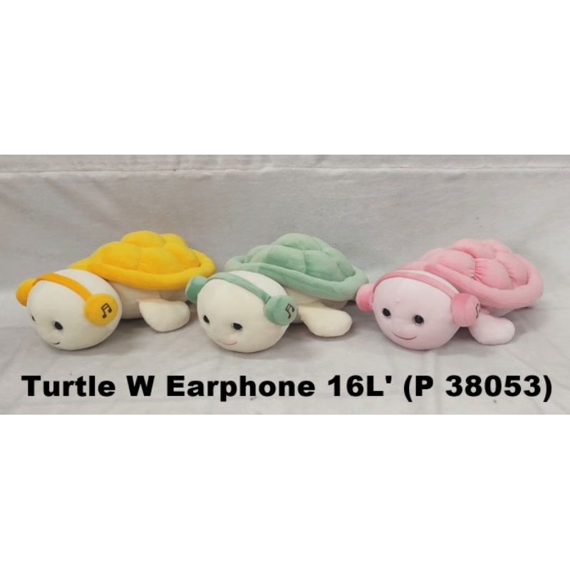 Boneka Animal Turtle Earphone By SEULGI , Boneka Kura Kura Earphone Bahan Halus