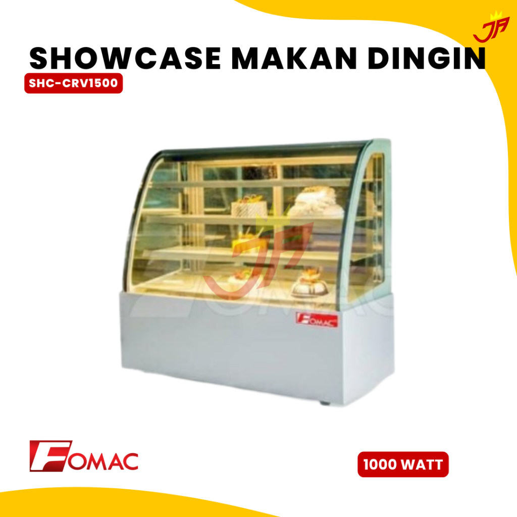 FOMAC Showcase makan dingin / Cold Showcase Fomac SHC-CRV1500 / Cake Showcase Fomac