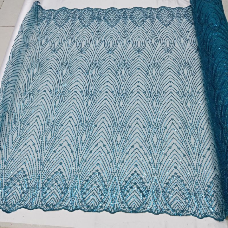 BAHAN KAIN TILE BORDIR PAYET BORDIR KOTAK