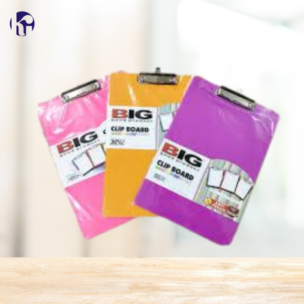 

Clip Board Plastik BIG Warna Papan Dada/ Papan Ujian/Papan Jalan