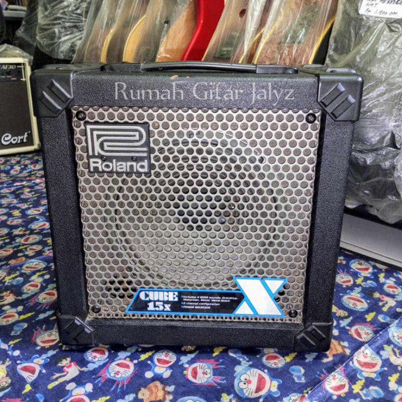 ampli gitar elektrik Roland cube 15x original