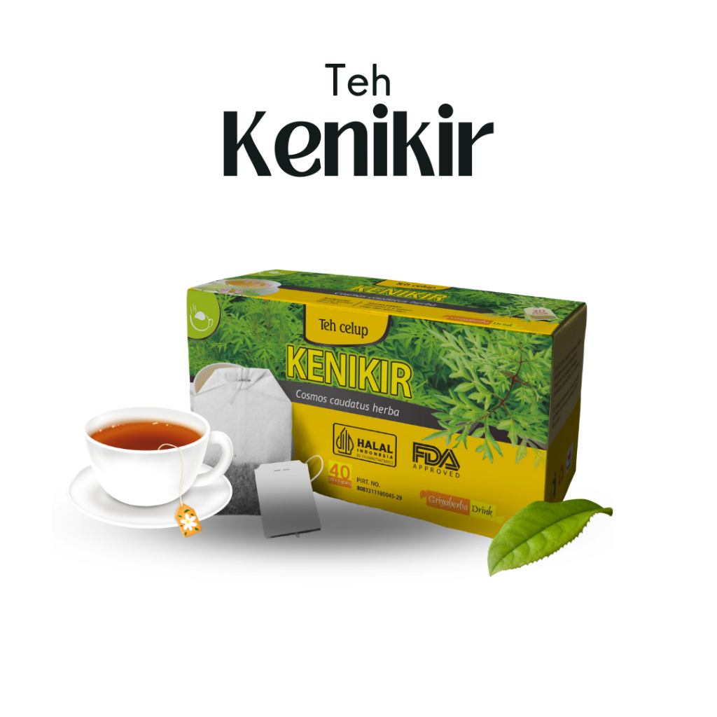 

Minuman Teh Herbal Kenikir Griyaherba Menurunkan tekanan darah dan Melancarkan Pencernaan (gratis sabun mandi) isi 20 kantong