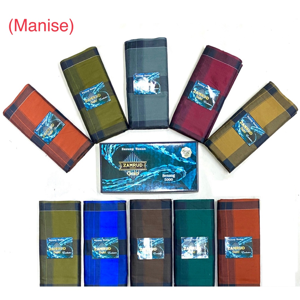 Grosir 10pc - Sarung Tenun Zamrud Gold