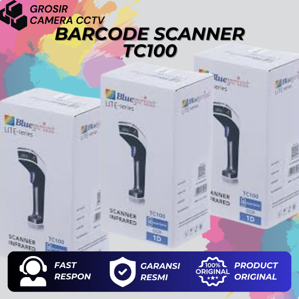 BARCODE SCANNER CCD 1D AUTO SCAN USB + BLUEPRINT BLUEPRINT BP - TC100 - ORIGINAL BLUEPRINT