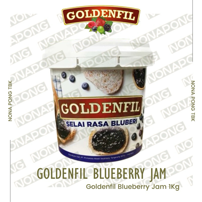 

Selai Blueberry | Blueberry Jam | Goldenfil Blueberry Jam | Goldenfil Selai Blueberry | Goldenfil Blueberry Jam 1kg